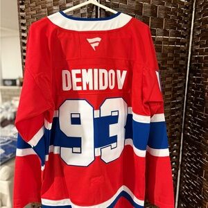 Demidov #93 Montreal Canadiens Red Hockey Jersey